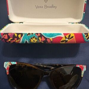 Vera Bradley Multicolor Floral Sunglasses frame with Case